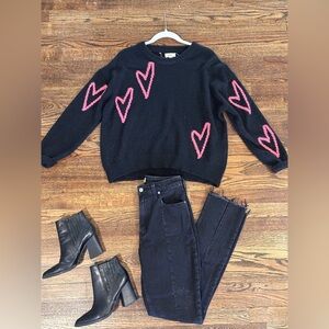 Elan heart sweater